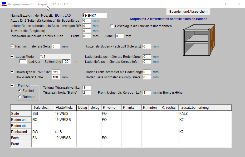 Baugruppen und Module